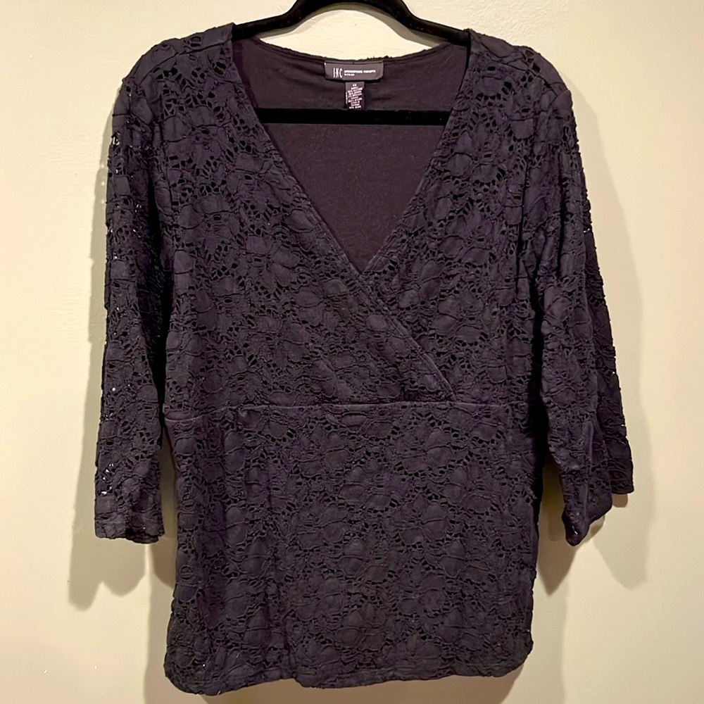 INC Lace Top - 1X